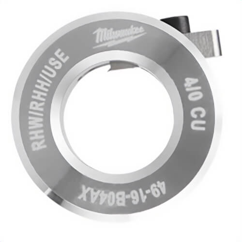 Milwaukee® 49-16-B04AX RHW/RHH/USE Bushing, for use with M12™ and M18™ Cable Strippers, 4/0 AWG