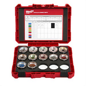 Milwaukee® M18™ Force Logic™ 49-16-KITA U-Style Crimping Tool Die Kit, 15 pc, Aluminum