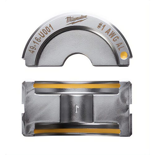 Milwaukee® 49-16-U001 M18™ Force Logic™ U-Style Crimping Tool Die, 1 AWG Dual Rated Lug/Splice Cable, Aluminum