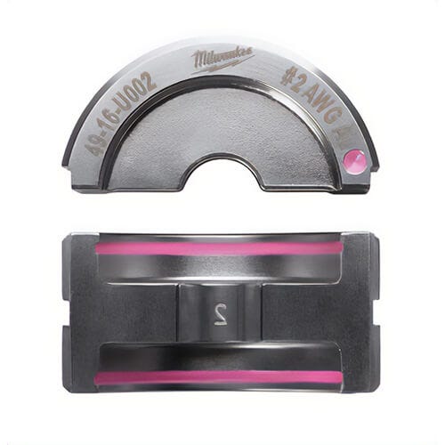 Milwaukee® 49-16-U002 M18™ Force Logic™ U-Style Crimping Tool Die, 2 AWG Dual Rated Lug/Splice Cable, Aluminum