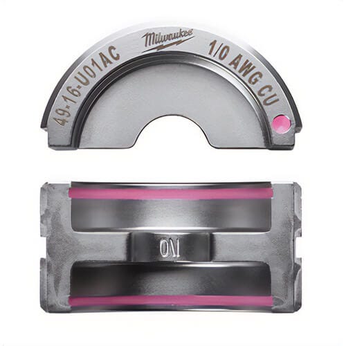 Milwaukee® 49-16-U01AC M18™ Force Logic™ U-Style Crimping Tool Die, 1/0 AWG Copper Cable, Aluminum