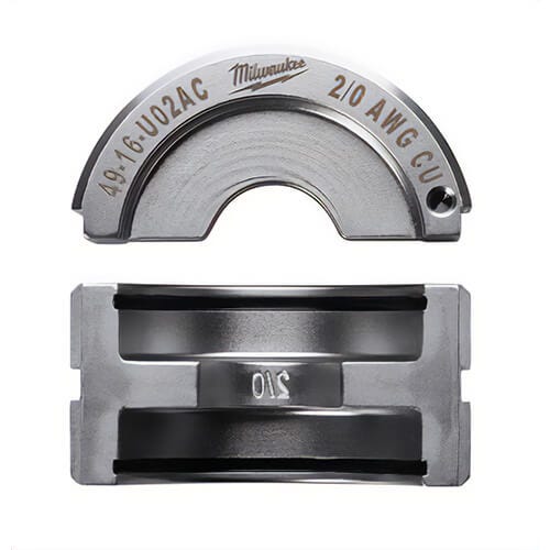 Milwaukee® 49-16-U02AC M18™ Force Logic™ U-Style Crimping Tool Die, 2/0 AWG Copper Cable, Aluminum