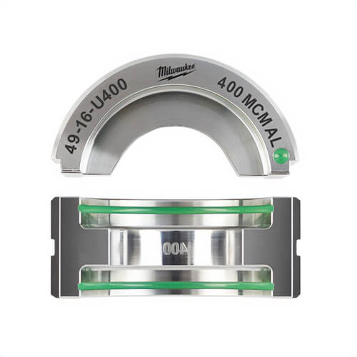 Milwaukee® 49-16-U400 U-Style Crimping Die, for use with Force Logic™ 2679-20 600 kcmil Crimper and 49-16-U111 750 kcmil