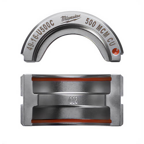 Milwaukee® 49-16-U500C M18™ Force Logic™ U-Style Crimping Tool Die, 500 kcmil Copper Cable, Aluminum