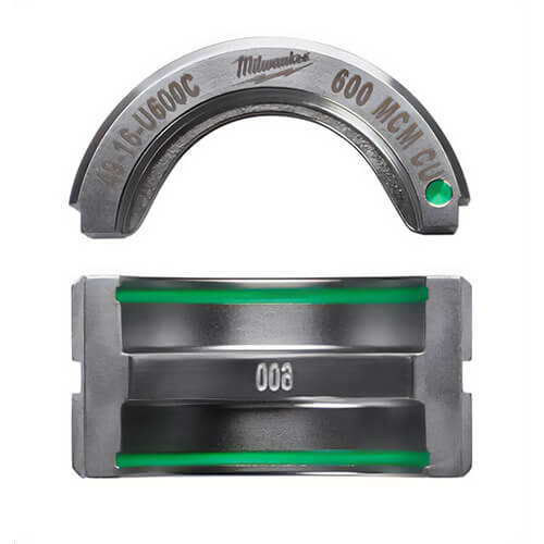 Milwaukee® 49-16-U600C M18™ Force Logic™ U-Style Crimping Tool Die, 600 kcmil Copper Cable, Aluminum