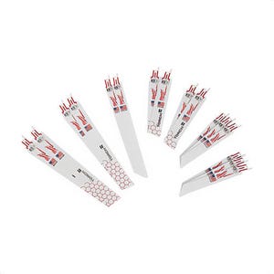 Milwaukee® 49-22-1216 Sawzall® Multi-Purpose Reciprocating Saw Blade Set, 16 pc, 0.035 in thick Blade, Bi-Metal Blade Material