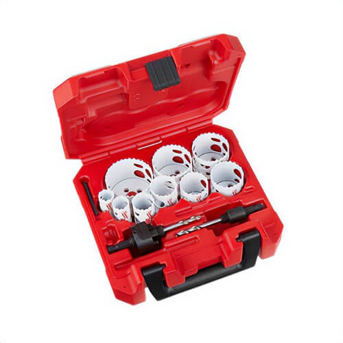 Milwaukee® 49-22-4029 Hole Dozer™ Hole Saw Kit, 17 pc, Bi-Metal, Thermoset Coated