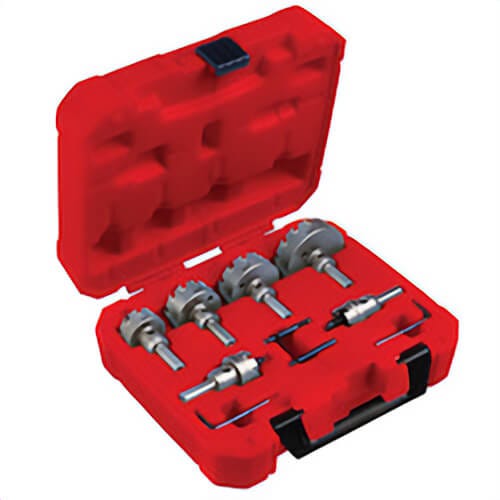 Milwaukee® 49-22-8620 1 pc Hole Cutter Set, 8 pc, 3/16 in Cutting D, 7/8 in Min Cutting dia, 2-1/2 Max Cutting dia, Carbide