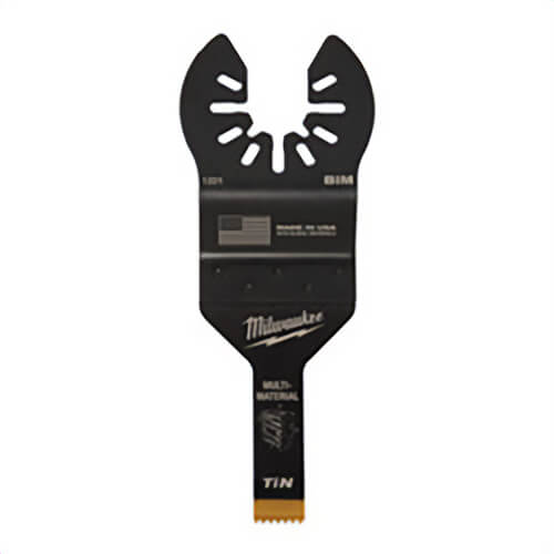 Milwaukee® 49-25-1201 Open-Lok™ 1 pc Blade, For Oscillating Multi-Tool, 3/8 in Cutting Width, 1-5/8 in Max Plunge Cut Depth