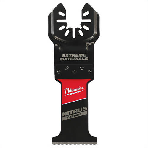 Milwaukee® 49-25-1571 Nitrus Carbide™ Extreme Materials Universal Fit Open-Lok™ Multi-Tool Blade