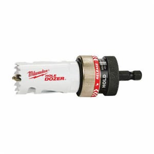 Milwaukee® Hole Dozer™  Ice Hardened™ 49-56-0057 Hole Saw, 1-3/16 in dia, 1-5/8 in D Cutting, Bi-Metal/8% Cobalt Cutting Edge