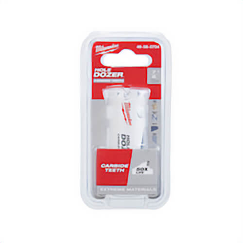 Milwaukee® Hole Dozer™  49-56-0704 Hole Saw, 7/8 in dia, 1.62 in D Cutting, Carbide Cutting Edge, 1/2-20 Arbor