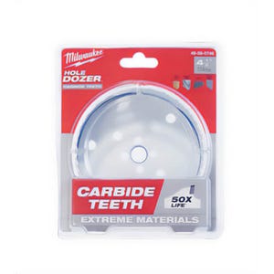 Milwaukee® Hole Dozer™  49-56-0746 Hole Saw, 4-1/2 in dia, 1.62 in D Cutting, Carbide Cutting Edge, 5/8-18 Arbor