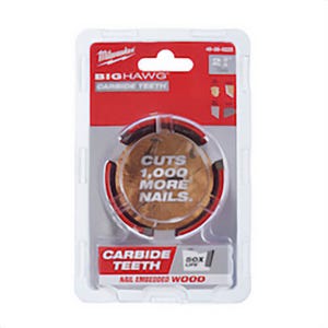 Milwaukee® Big Hawg™ 49-56-9225 Hole Saw, 2-3/4 in dia, 2-7/16 in D Cutting, Carbide Cutting Edge, 5/8-18 Arbor