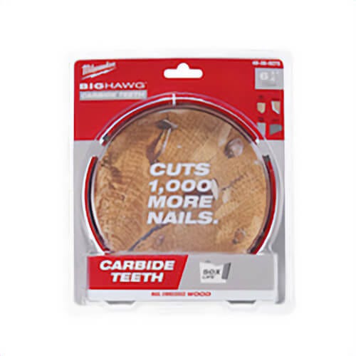 Milwaukee® Big Hawg™ 49-56-9275 Hole Saw, 6-1/4 in dia, 2-7/16 in D Cutting, Carbide Cutting Edge, 5/8-18 Arbor