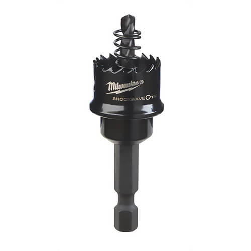 Milwaukee® 49-56-9805 ShockWave™ Straight Pitch Thin Wall Hole Saw, 3/4 in dia, 1/8 in Cutting Depth, HSS Cutting Edge