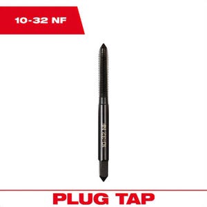 Milwaukee® 49-57-5127 Straight Flute Plug Tap, #10 - 32 NF