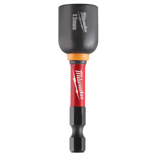 Milwaukee® 49-66-0713 ShockWave™ Impact Duty™ Magnetic Nut Driver, 13 mm x 2-9/16 in, 10 pk
