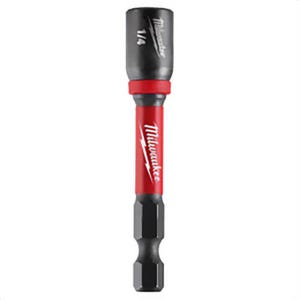 Milwaukee® 49-66-4532 ShockWave™ Magnetic Nut Driver, 1/4 in Drive, Proprietary Steel