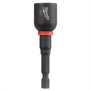 Milwaukee® 49-66-4537 ShockWave™ Impact Duty™ Magnetic Nut Driver, 1/2 in x 2-9/16 in