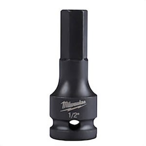 Milwaukee® Shockwave™ 49-66-5144 Lineman's Hex Bit Socket, 1/2 in Square Drive, 1/2 in