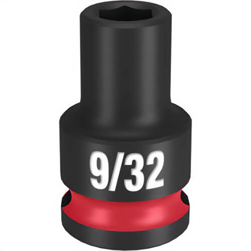 Milwaukee® 49-66-6101 ShockWave™ Impact Duty™ Socket, 3/8 in Hex Drive, 9/32 in Standard Socket, 6 Points
