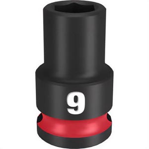 Milwaukee® 49-66-6133 ShockWave™ Impact Duty™ Socket, 3/8 in Hex Drive, 9 mm Standard Socket, 6 Points