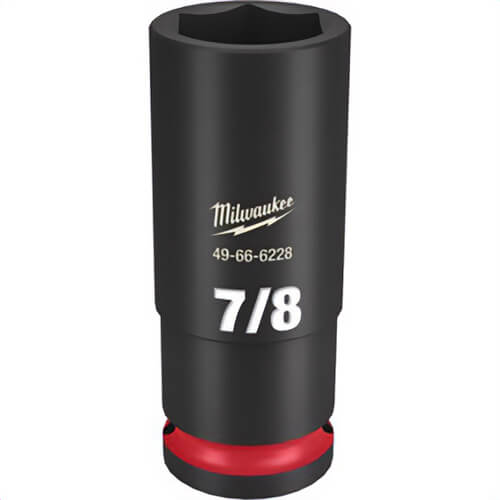 Milwaukee® 49-66-6228 ShockWave™ Impact Duty™ Socket, 1/2 in Hex Drive, 7/8 in Deep Socket, 6 Points