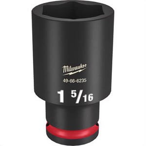 Milwaukee® 49-66-6235 ShockWave™ Impact Duty™ Socket, 1/2 in Hex Drive, 1-5/16 in Deep Socket, 6 Points