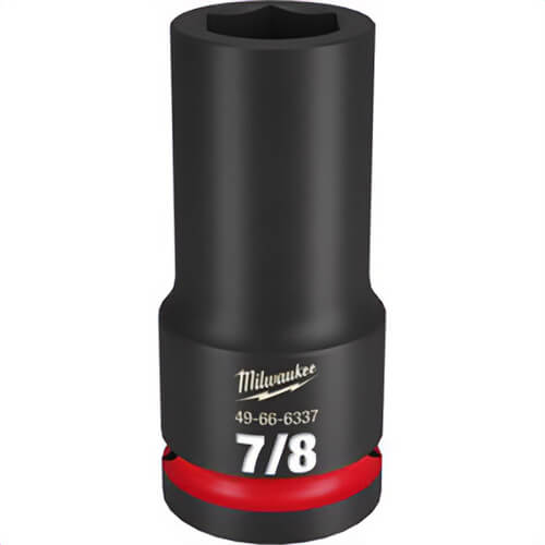 Milwaukee® 49-66-6337 ShockWave™ Impact Duty™ Socket, 3/4 in Hex Drive, 7/8 in Deep Socket, 6 Points