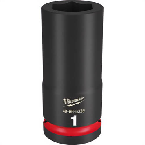 Milwaukee® 49-66-6339 ShockWave™ Impact Duty™ Socket, 3/4 in Hex Drive, 1 in Deep Socket, 6 Points