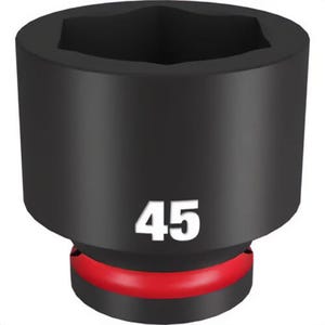 Milwaukee® 49-66-6383 ShockWave™ Impact Duty™ Socket, 3/4 in Hex Drive, 45 mm Standard Socket, 6 Points