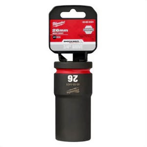 Milwaukee® 49-66-6401 ShockWave™ Impact Duty™ Socket, 3/4 in Hex Drive, 26 mm Deep Socket, 6 Points