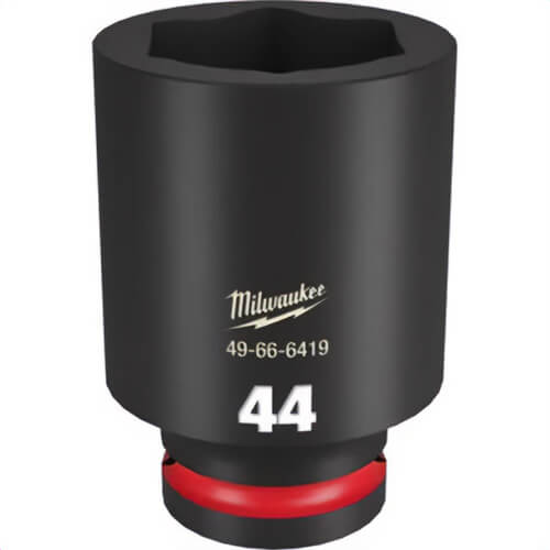 Milwaukee® 49-66-6419 ShockWave™ Impact Duty™ Socket, 3/4 in Hex Drive, 44 mm Deep Socket, 6 Points