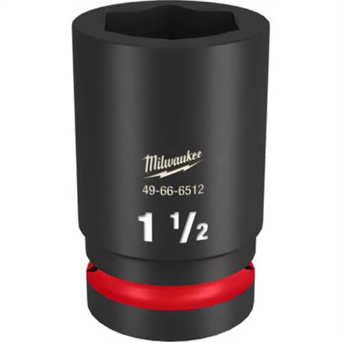 Milwaukee® Shockwave™ Impact Duty™ 49-66-6229 Socket, 1/2 in Hex Drive, 15/16 in Deep Socket, 6 Points