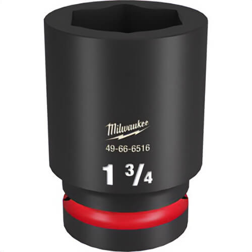 Milwaukee® 49-66-6516 ShockWave™ Impact Duty™ Socket, 1 in Hex Drive, 1-3/4 in Deep Socket, 6 Points