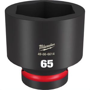 Milwaukee® 49-66-6614 ShockWave™ Impact Duty™ Socket, 1 in Hex Drive, 65 mm Standard Socket, 6 Points