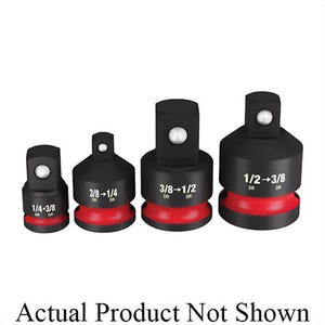 Milwaukee® Shockwave™ Impact Duty™ 49-66-6726 Dual Hole Socket Adapter, Black Oxide, 1/2 in Male Drive, 3/4 in Female Drive, ASME Specified, Steel