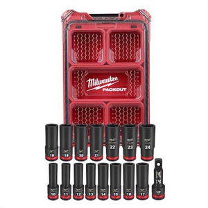 Milwaukee® 49-66-6803 49-66 Socket Packout™ Set, 6 Points, 16 pc