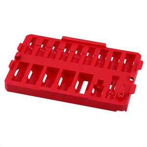 Milwaukee® 49-66-6830 49-66 Socket Tray, 17 pc, 11.99 in OAL