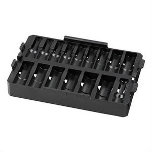 Milwaukee® 49-66-6833 49-66 Socket Tray, 1/2 in Drive, 16 pc, 11.99 in OAL