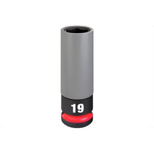 Milwaukee® 49-66-7804 Shockwave Impact Duty™ Lug Nut Wheel Socket, 1/2 Drive, 19 mm Metric