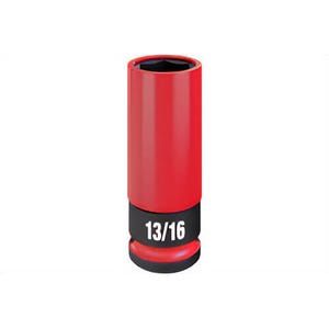 Milwaukee® 49-66-7811 Shockwave Impact Duty™ Lug Nut Wheel Socket, 1/2 Drive, 13/16 in, SAE