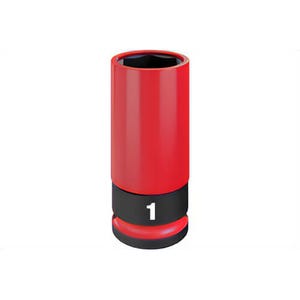 Milwaukee® 49-66-7814 Shockwave Impact Duty™ Lug Nut Wheel Socket, 1/2 Drive, 1 in, SAE