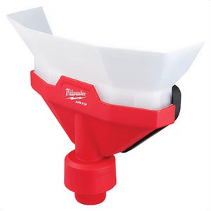 Milwaukee® 49-90-2022 Air-Tip™ Dust Collector, 2-1/2 in dia Inlet, Rubber Seal, Plastic/Rubber, Red/White