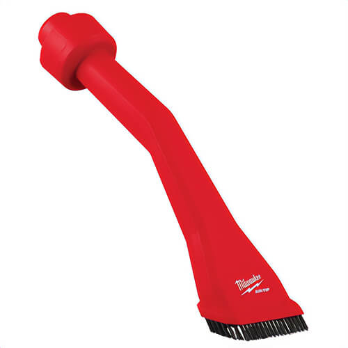 Milwaukee® 49-90-2040 Air-Tip™ Claw Utility Nozzle with Brush, 2-1/2 in dia, Plastic Brush, Red