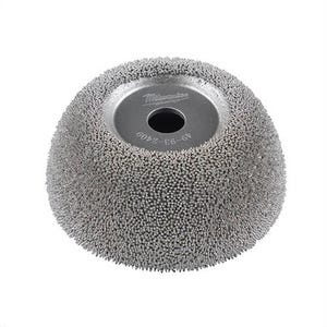 Milwaukee® 49-93-2409 Flared Contour Buffing Wheel, 2-1/2 in dia, 3/8 in Center Hole, Fine Grade