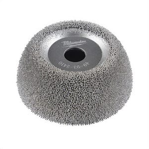 Milwaukee® 49-93-2410 Flared Contour Buffing Wheel, 2 in dia, 3/8 in Center Hole, Fine Grade