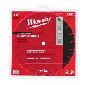 Milwaukee® 49-93-7340 Segmented Diamond Cut-Off Blade, 14 in dia Blade, 1/8 in W, 1 in Arbor/Shank, Wet/Dry Cutting