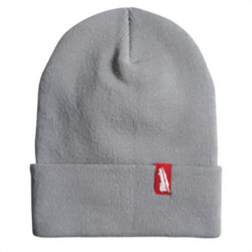 Milwaukee® 506G Fleece Lined Beanie, Abrasion and Snag Resistant, 98% Polyester, 2% Spandex, Gray, One Size